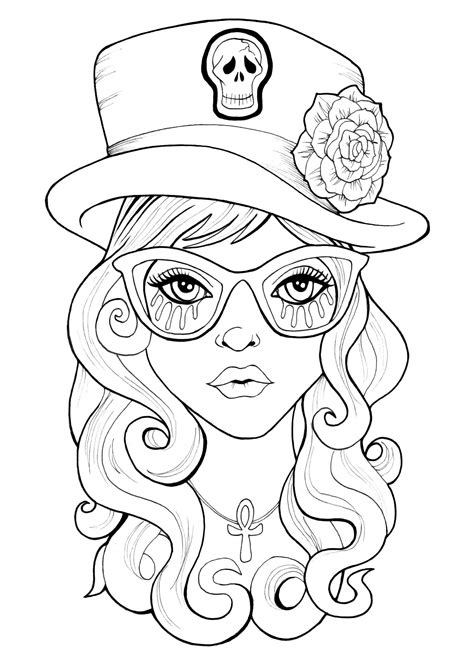 Free Printable Gothic Coloring Pages
